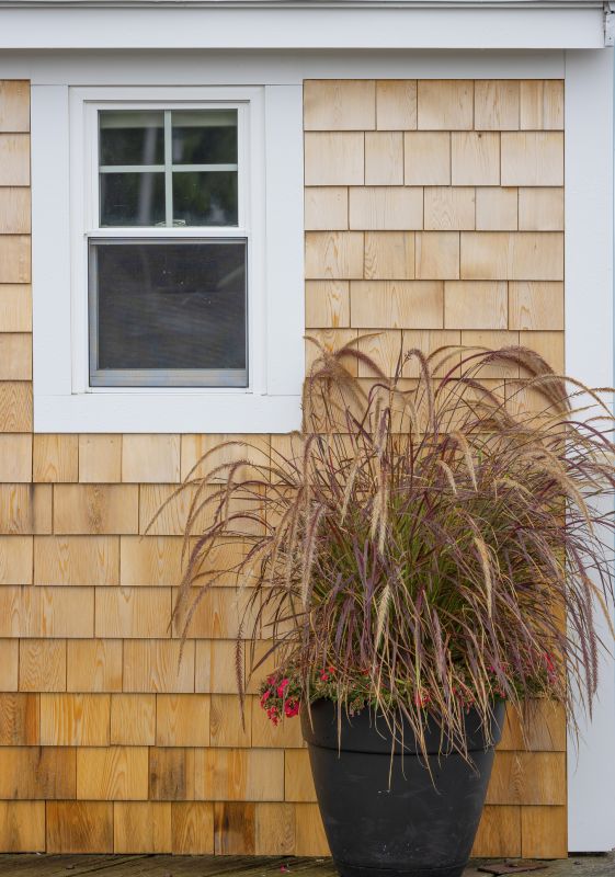Wood Siding with Trim Details